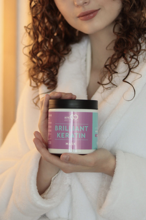 Kератиновая маска для любого типа волос 250 мл. Keratin SPA hair repair в Липецке