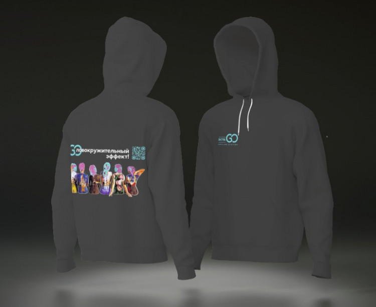 Худи с логотипом Dctr.Go в Липецке