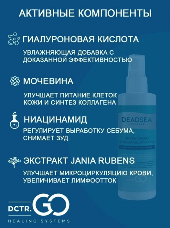 Dctr.Go Очищающий гель для умывания лица с церамидами  250 мл в Липецке