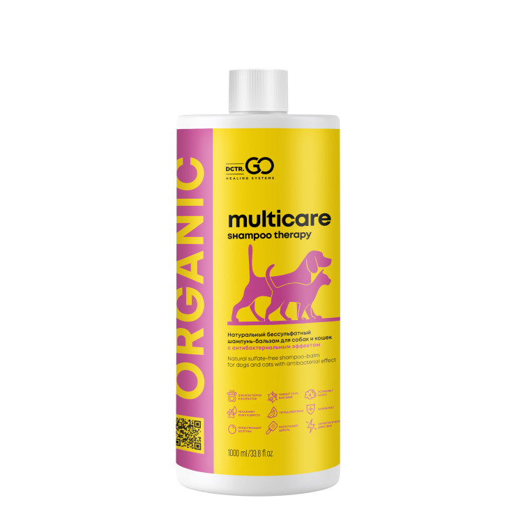 Dctr.Go Шампунь-бальзам для животных Sнampoo Therapy "Мультиуход" 1000 ml в Липецке