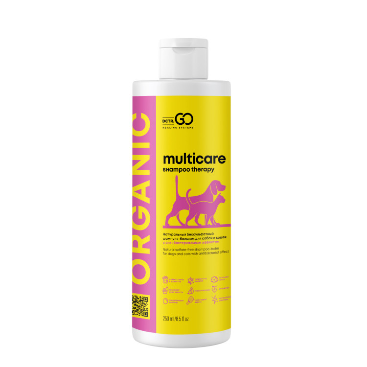 Dctr.Go Шампунь-бальзам для животных  Sнampoo Therapy "Мультиуход" 250 ml в Липецке