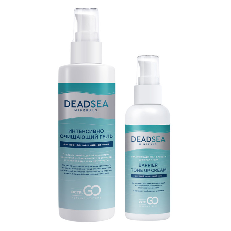Dctr.Go Набор очищающий гель 250 мл и увлажняющий крем для лица с церамидами 100 мл в Липецке